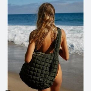 NWT FP Movement free people quilted carryall bag